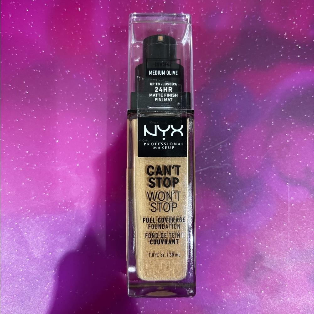 NYX Medium Olive Can’t Stop Won’t Stop Full Coverage Foundation
